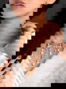 The Scotch Mist- Golden Embellished Necklace With Anti-Tarnish Coating