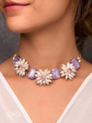 The Spring'S Wish - Statement Choker Neckpiece With Anti-Tarnish Coating 