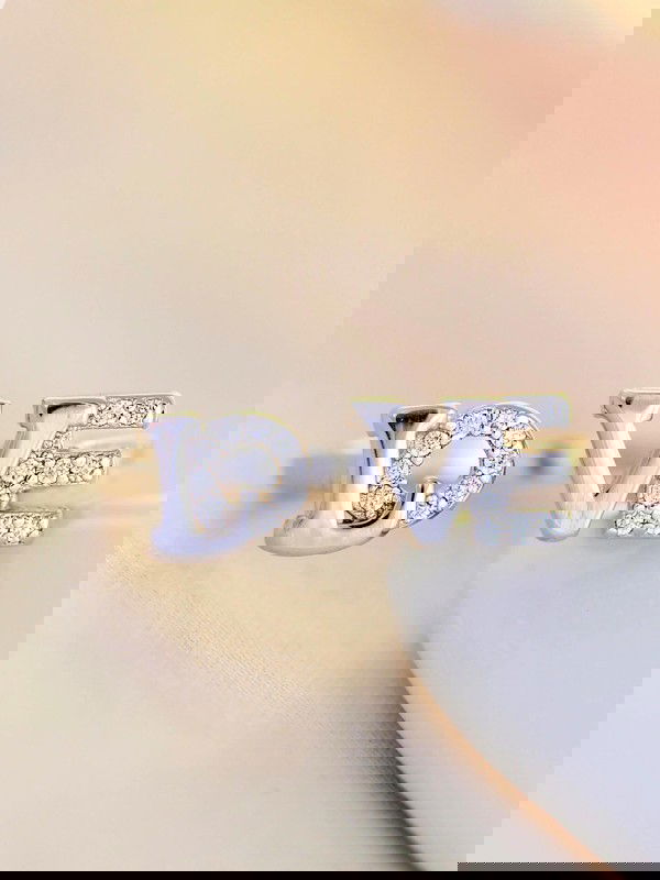 Joyous Love Adjustable American-Diamond Ring