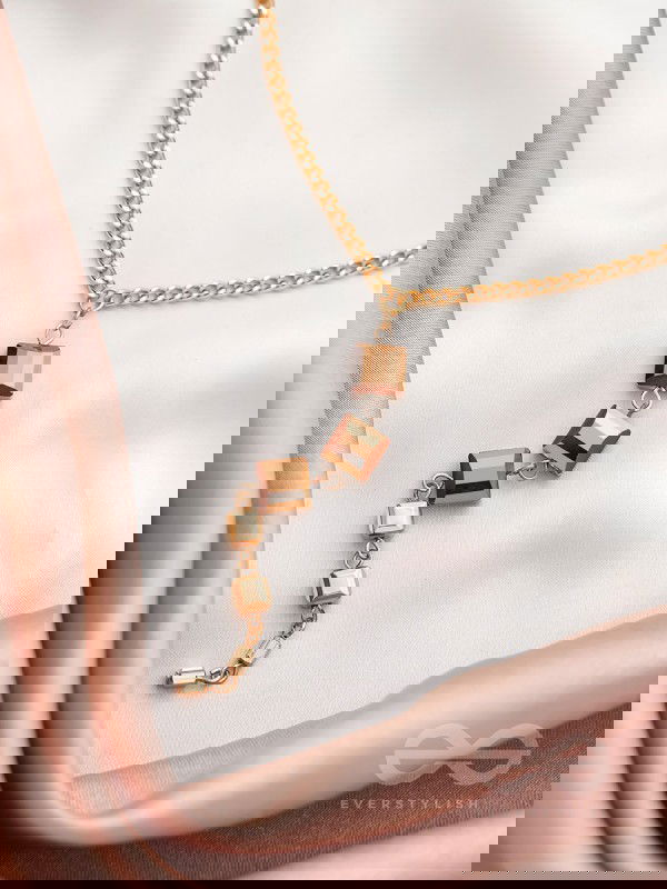 Drop Dead Gorgeous Golden Embellished Necklace With Anti-Tarnish Coating 