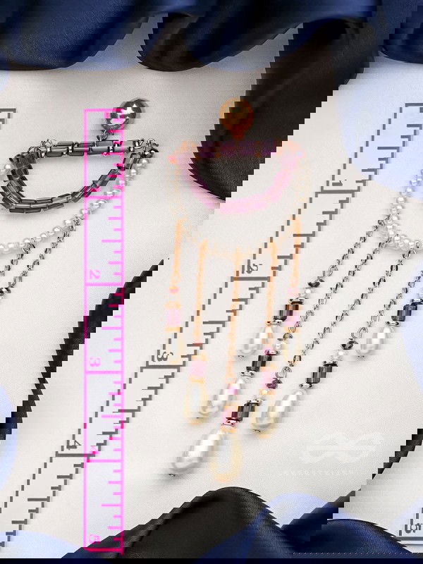 Cry for the Moon- Golden Pearl Earrings