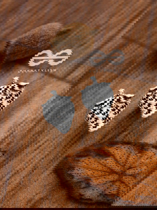 The Little Intricate Strawberries Studs - Tiny Trinket Earrings