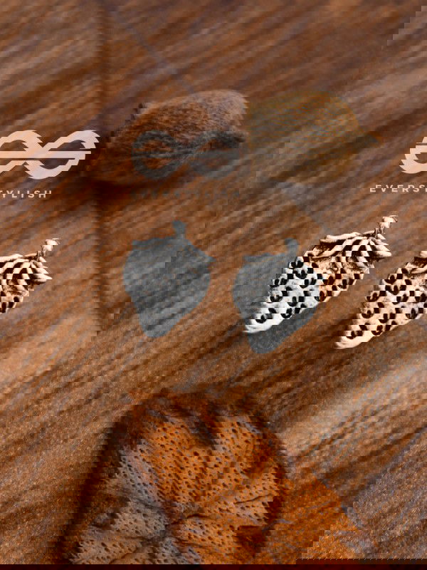 The Little Intricate Strawberries Studs - Tiny Trinket Earrings