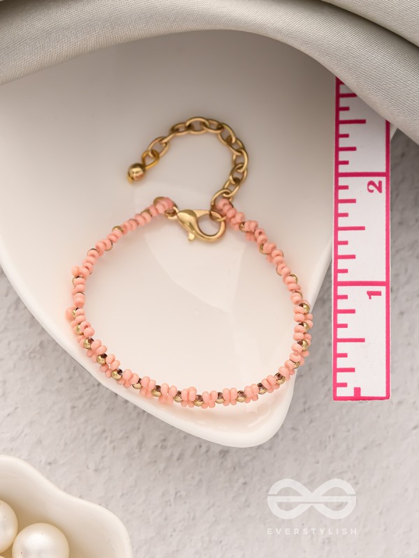 The Dahlia Aisle- Golden Beaded Bracelet