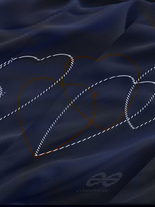 Seeking love from Universe, Oversized Heart Hoops