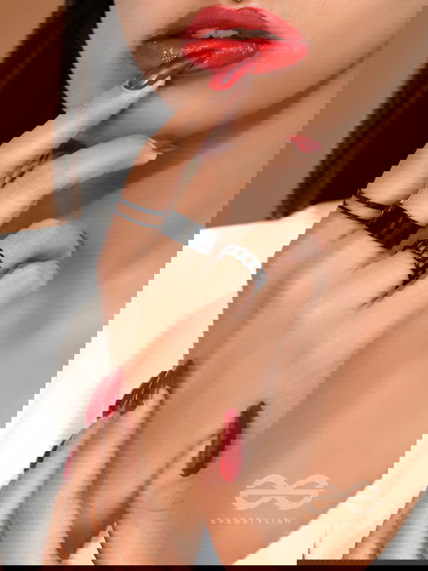 Bands n Chains- Set of 3 Black Rings