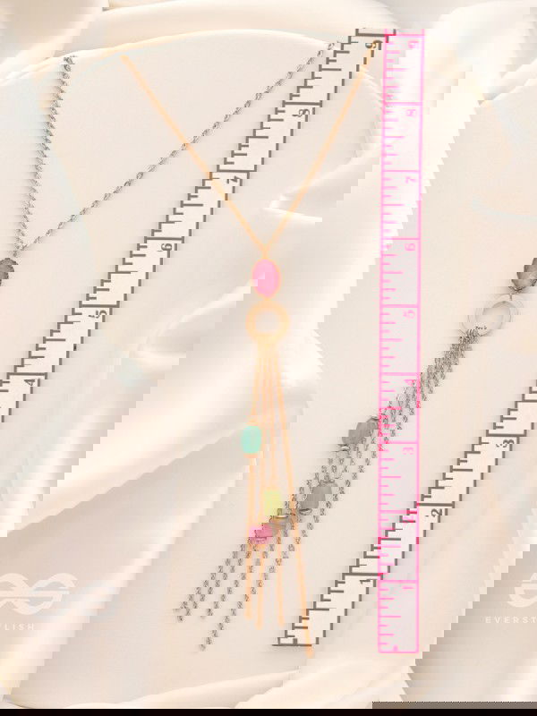 The Golden Hail- Golden Embellished Necklace With Anti-Tarnish Coating 