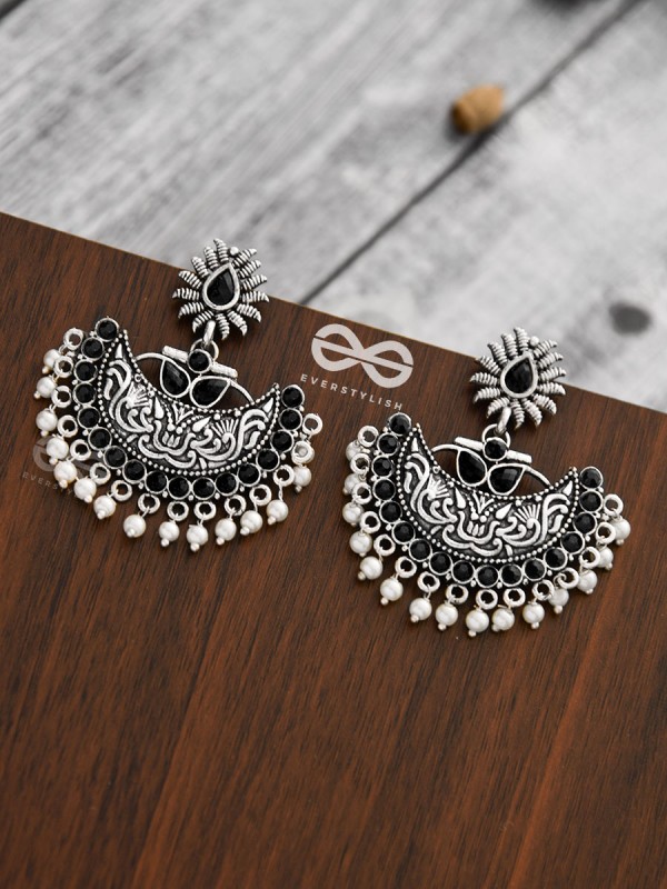 The Bohemian Elegance (Onyx Black) - Embellished Oxidised Collection