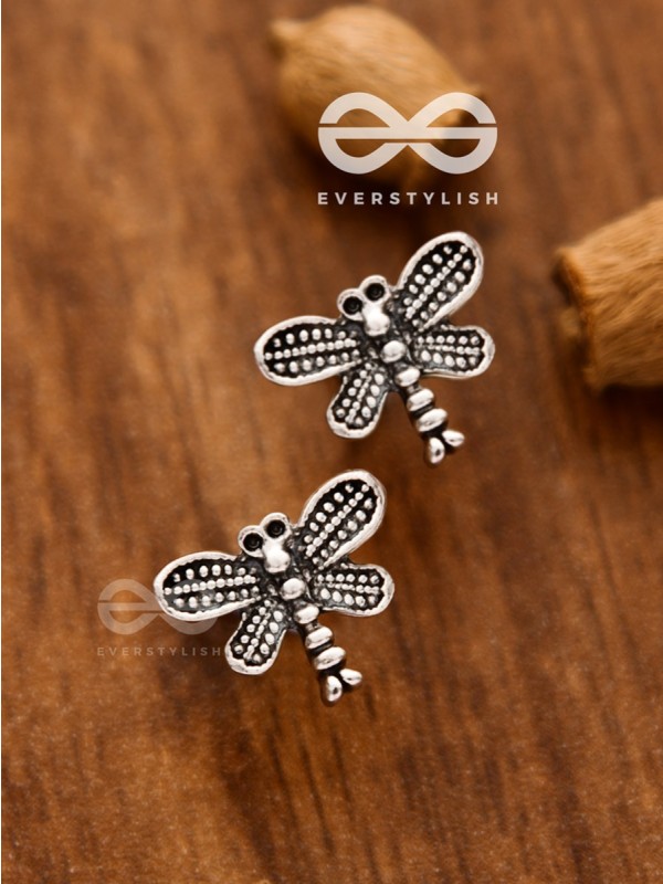 The Little Dragonflies - Tiny Trinket Earrings