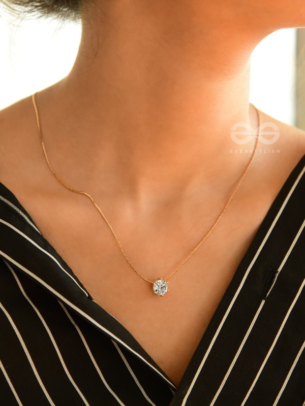 The Dainty Delight - Golden Casual Neckpiece With Anti-Tarnish Coating 