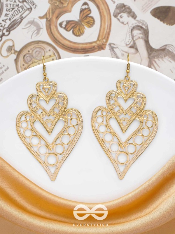 The Multilayered Intricate Hearts - The Golden Charm Collection