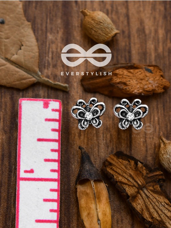 The Little Cutesy Butterflies - Tiny Trinket Earrings