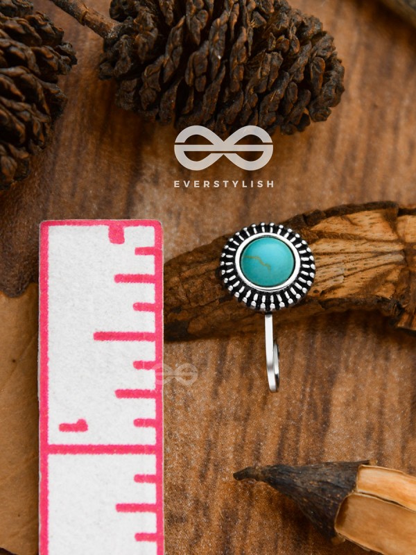 The Bohemian Sun - Turquoise Boho Nosering