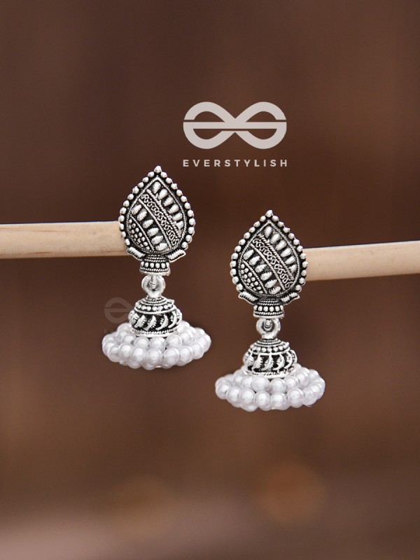 The Enticing Droplets - Double Pearled Jhumkis