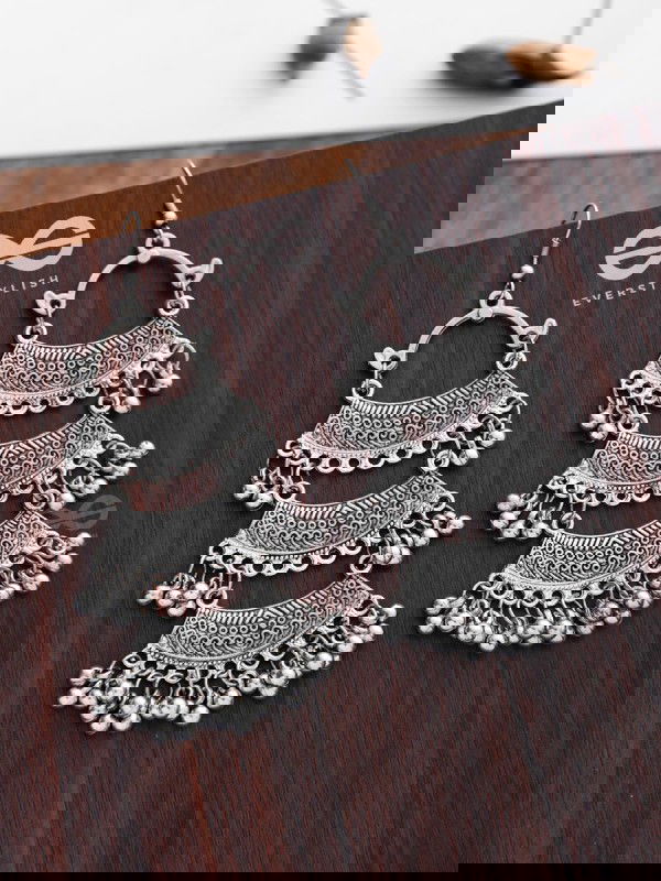 The Bohemian Fantasy- Multilayered statement earrings