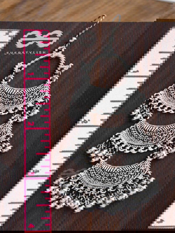 The Bohemian Fantasy- Multilayered statement earrings