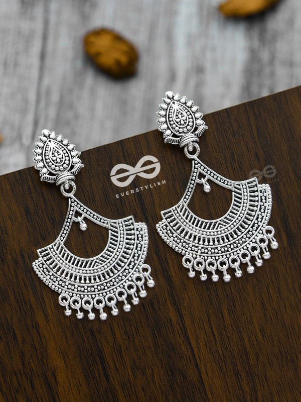 A Little Bohemian Elegance - Oxidised Boho Earrings
