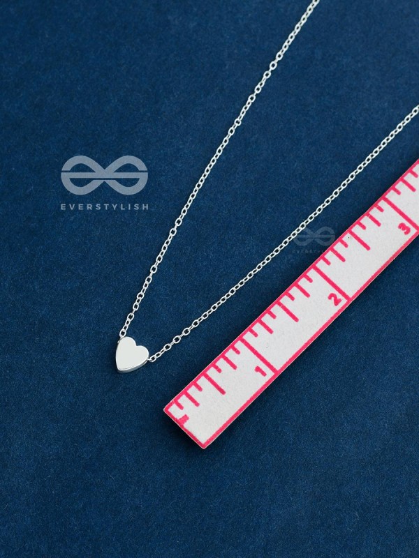 The Dainty Heart Neckpiece - Silver