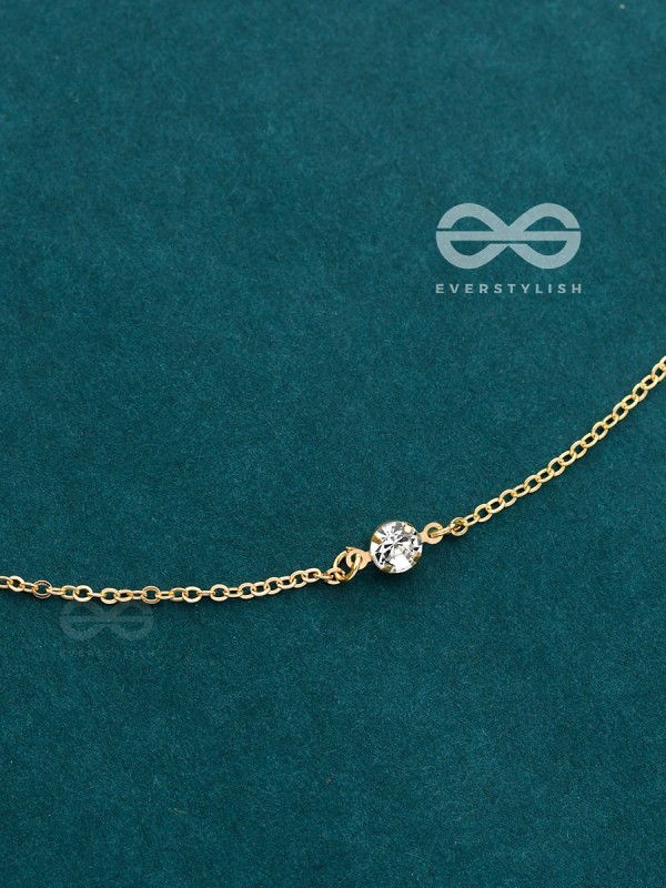 The Dainty Shimmer Neckpiece - Golden