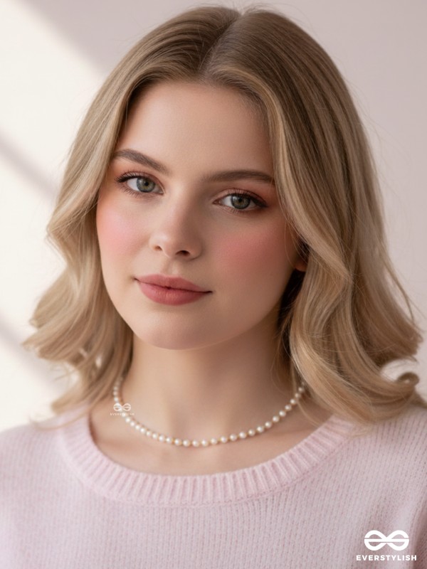 The Pearls of Elegance - Golden Statement Neckpiece