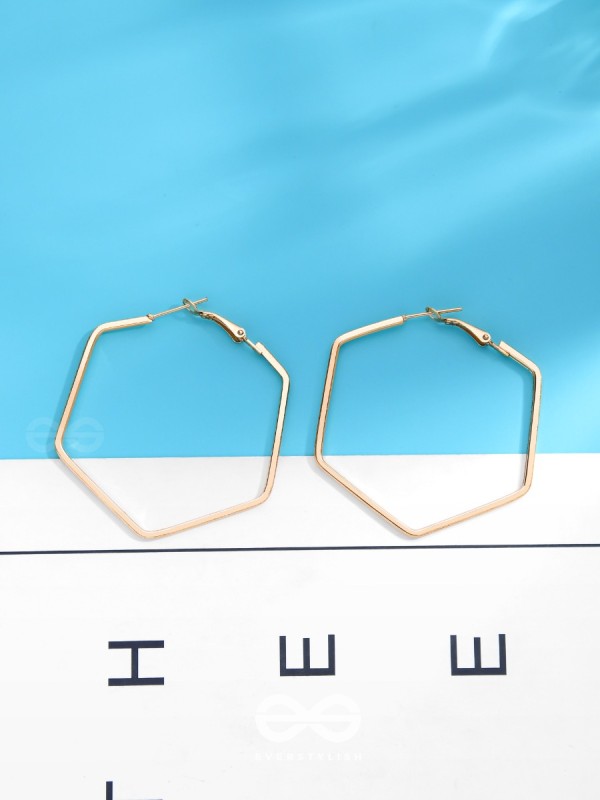 The Hexing Hexagons - Golden Playful Hoops