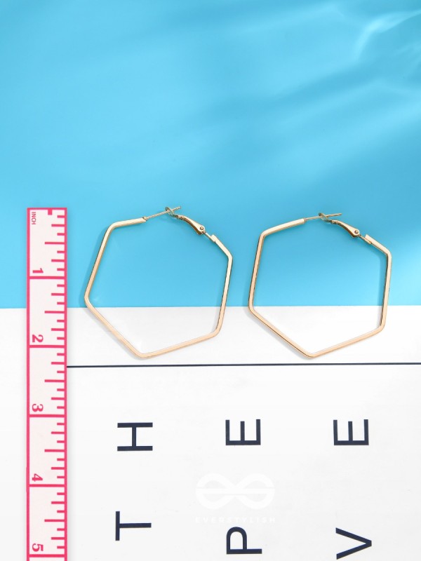 The Hexing Hexagons - Golden Playful Hoops