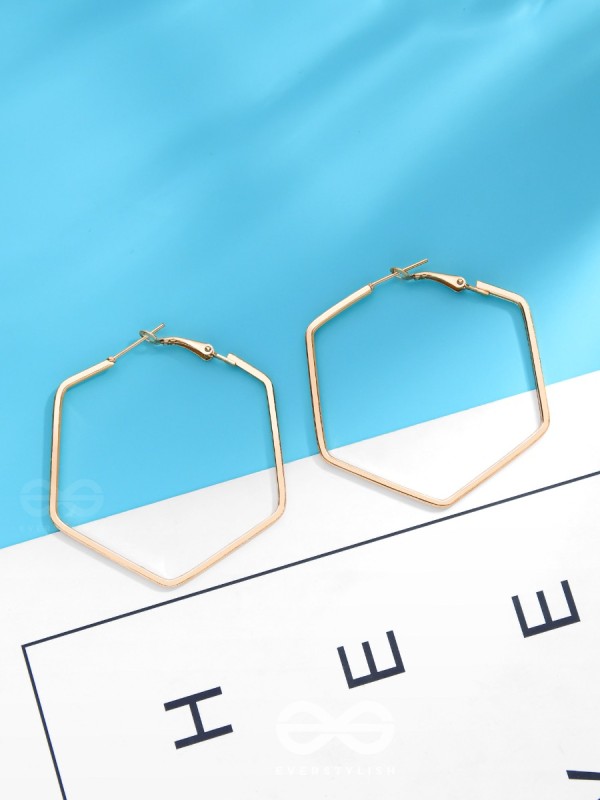 The Hexing Hexagons - Golden Playful Hoops