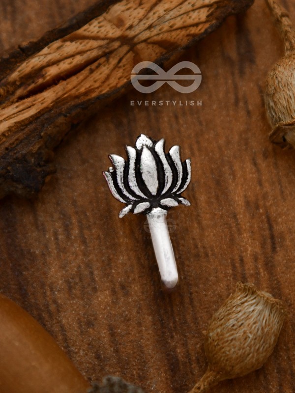 The Lively Lotus - Non-pierced Boho Nosering