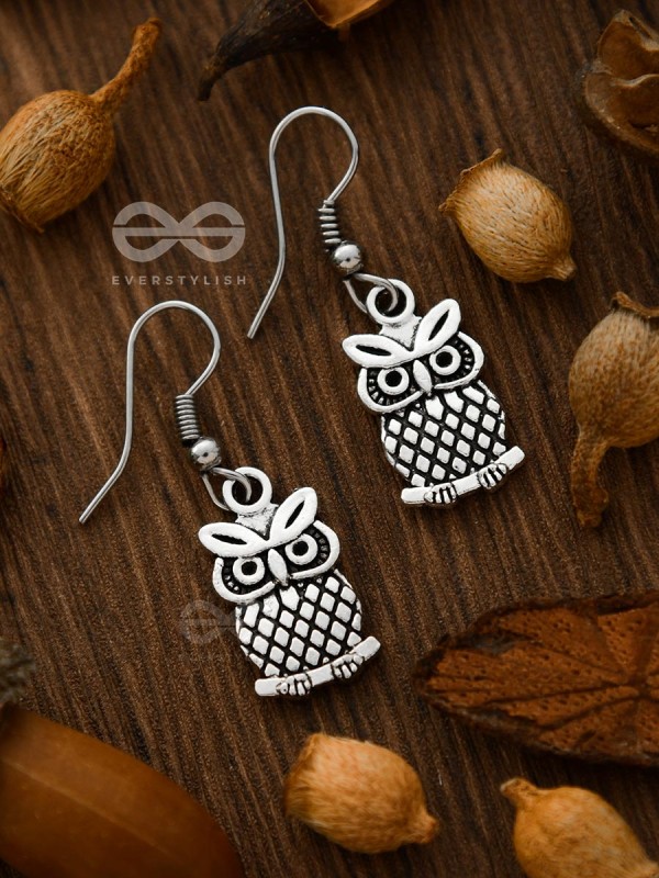 The Little Curious Owls - Tiny Trinket Earrings