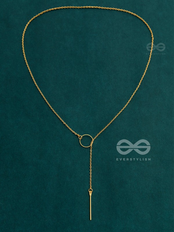 The Dainty Elegance - Golden Neckpiece With Anti-Tarnish Coating