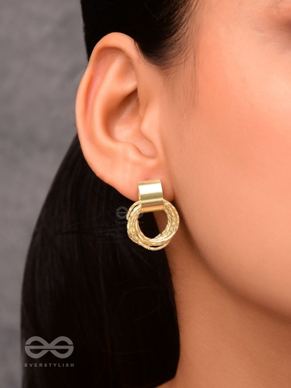 A Chunk of Gold - Statement Earrings