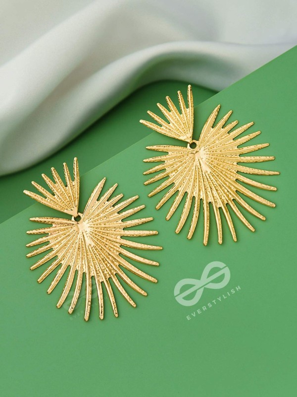 The Boho-Chic Godess - Golden Statement Earrings