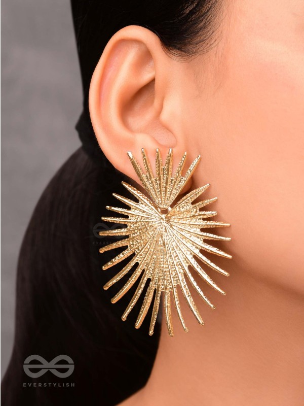 The Boho-Chic Godess - Golden Statement Earrings