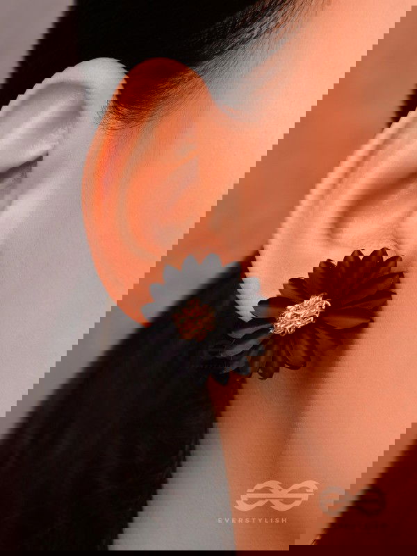 BLOOM IN DARKNESS - Statement Stud Earrings