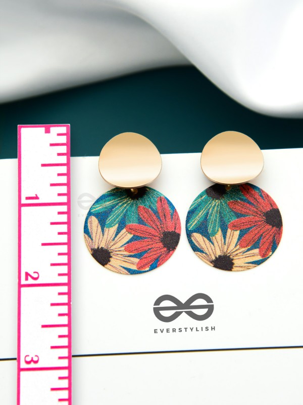 Embracing the Artist Within - Golden Statement Earrings