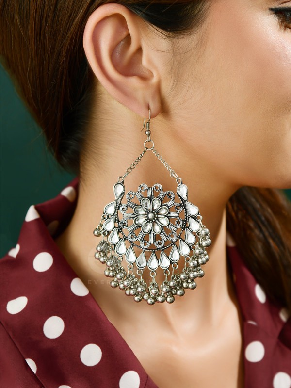 The Bohemian Chandeliers - Statement Embellished Earrings