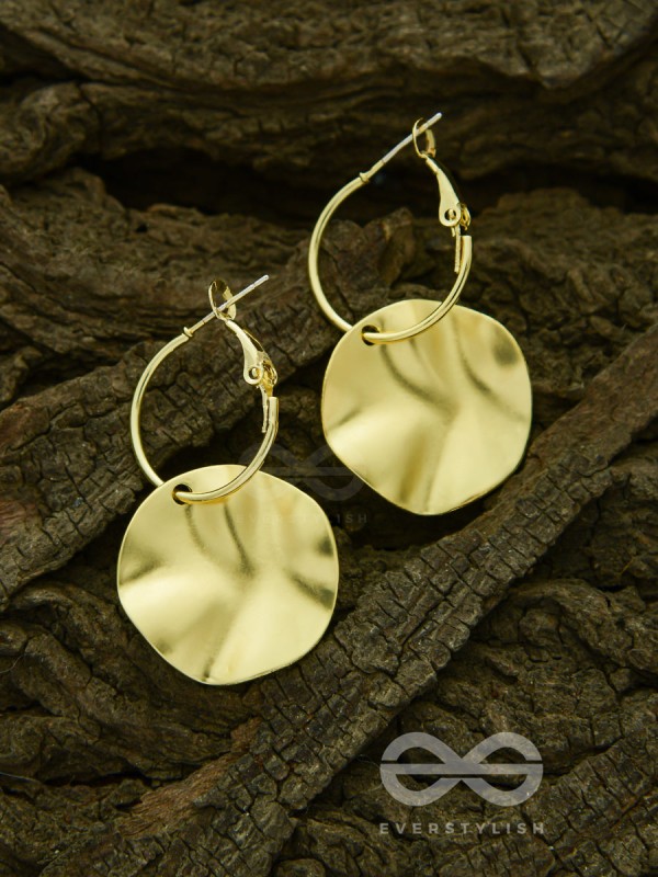 Blazing Stars- Golden Earrings