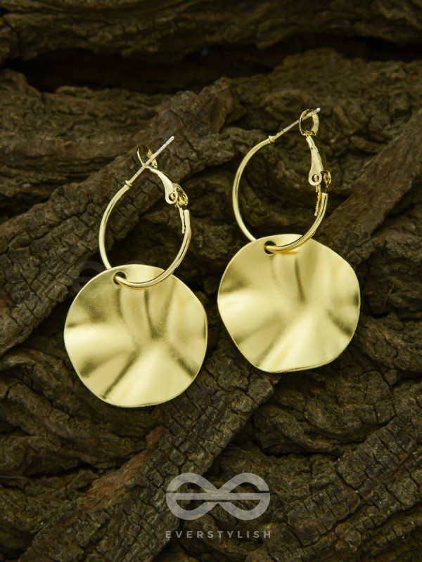 Blazing Stars- Golden Earrings