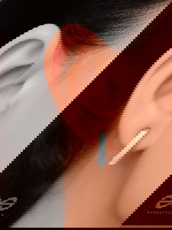 Hooked on Charm- Silver Earrings