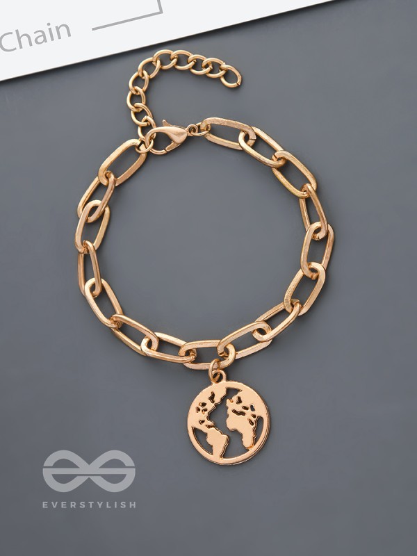 The Global Citizen- Golden Bracelet