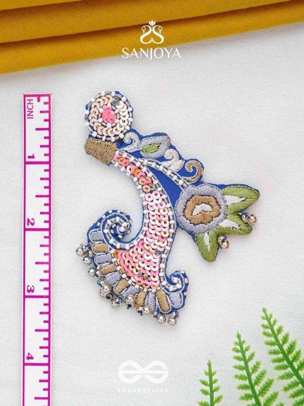 Alankar - The Decorated - Sequins, Beads And Resham Hand Embroidered Earrings (Multicolor)