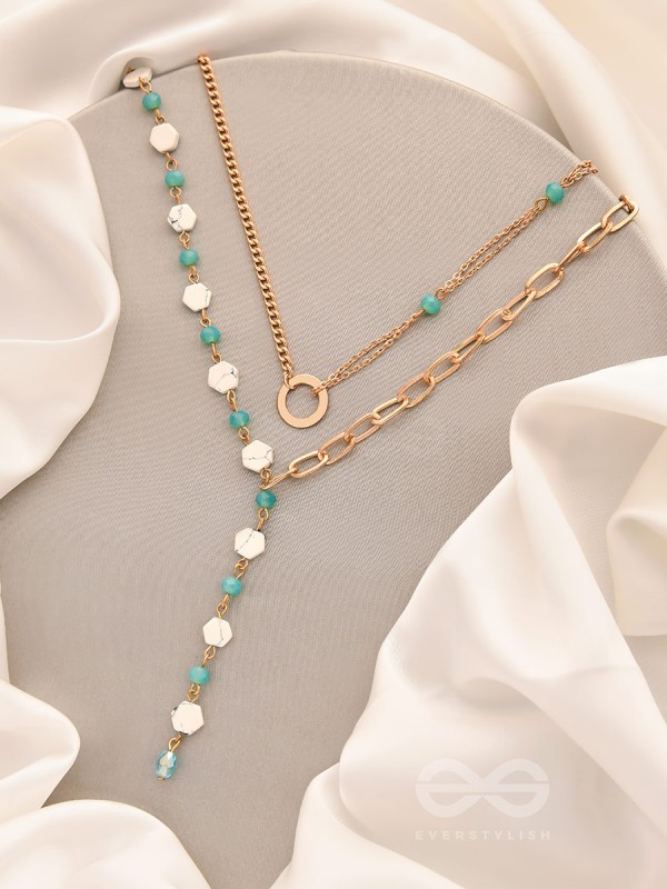 The Snowball Effect- Golden Layered Necklace