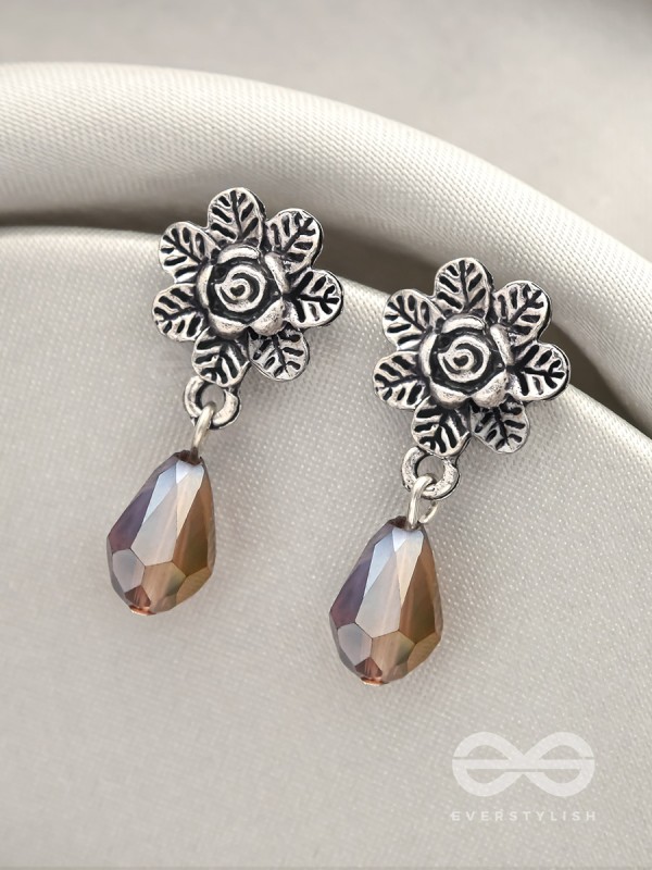 The Frosted Flower- Tiny Trinket Earrings (Lavender)
