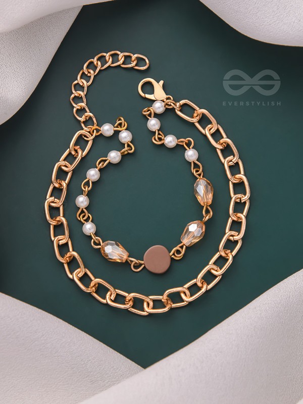 Star Sprinkled- Golden Layered Bracelet