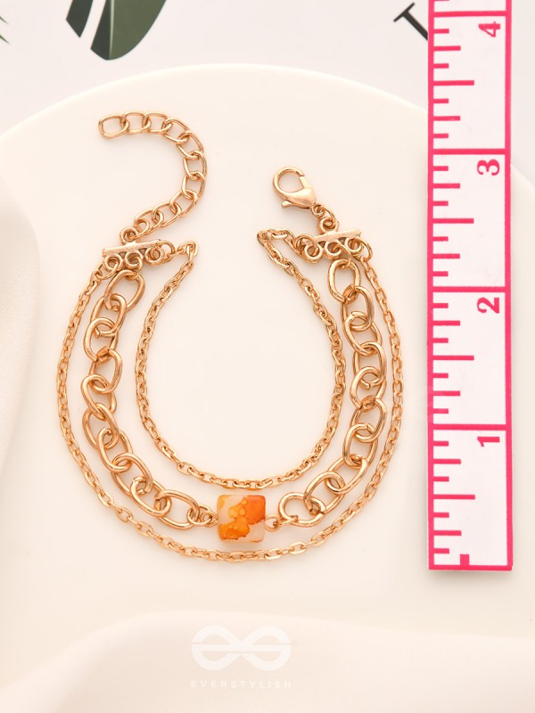 The Daisy Chain- Golden Statement Bracelet