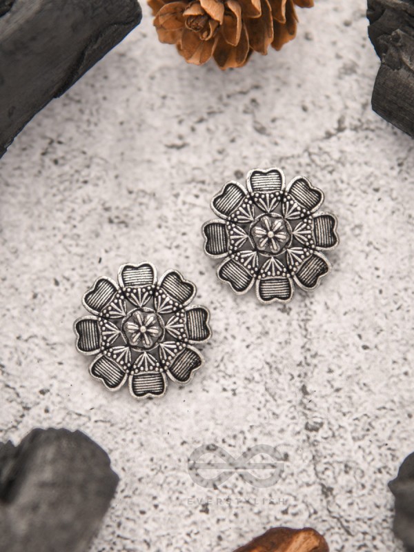 The Black Dahlia- Tiny Trinket Earrings