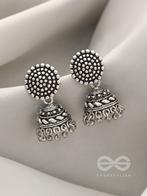 Touch of the Sun- Brass Jhumka Earrings