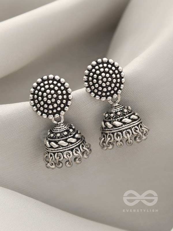 Touch of the Sun- Brass Jhumka Earrings