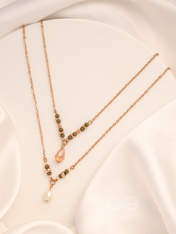 The Blazing Sleet- Golden Layered Necklace With Anti-Tarnish Coating 