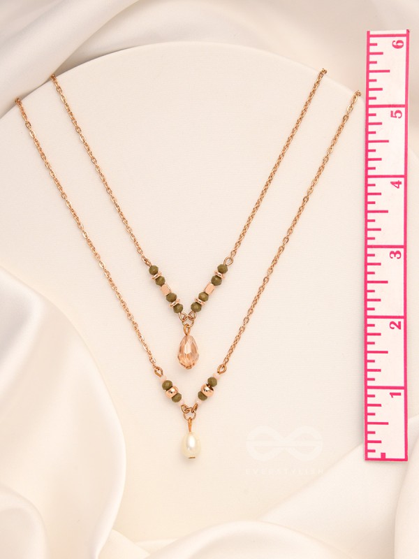 The Blazing Sleet- Golden Layered Necklace With Anti-Tarnish Coating 